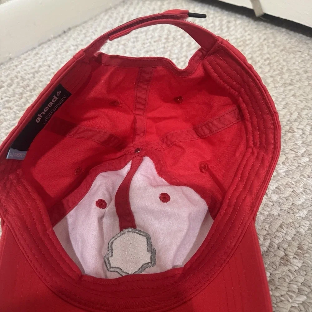 2025 Ryder Cup Red Hat Official License Bethpage Black Ahead Red Performance Cap